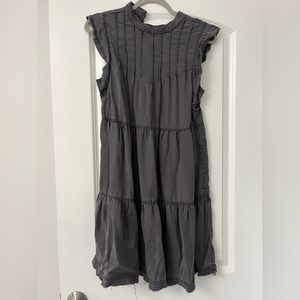 Grey, baggy dress from Anthropologie